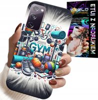 ETUI DO SAMSUNG GALAXY S20 LITE - SIŁOWNIA GYM FITNESS SPORT CASE + SZKŁO