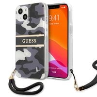 guess guhcp13skcabbk iphone 13 mini 5,4 czarny/black hardcase camo