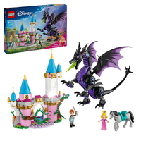 LEGO DISNEY PRINCESS DIABOLINA JAKO SMOK ŚPIĄCA KRÓLEWNA ZESTAW KLOCKI