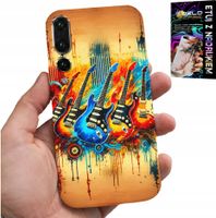 ETUI DO HUAWEI P20 PLUS - GITARA ELEKTRYCZNA, ROCK AND ROLL, METAL