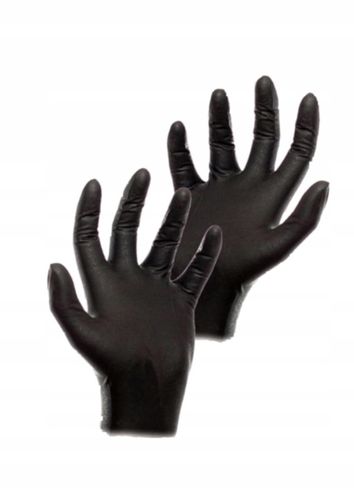 Rękawiczki Nitrylowe Jednorazowe Czarne 2szt. na Arena.pl