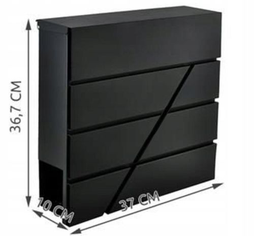 SKRZYNKA NA LISTY Z NUMEREM DOMU ADRESEM DUŻA XXL TABLICZKA NUMER na Arena.pl