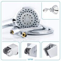 Słuchawka prysznicowa OSZCZĘDNOŚĆ WODY 60% 5 strumieni wody SOTBE