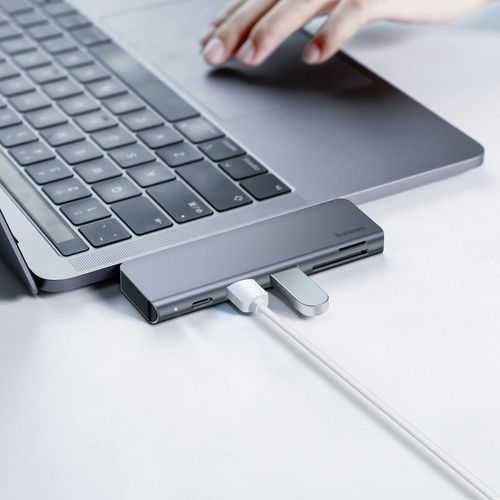 BASEUS UCN3266 ADAPTER TYPE-C TO MULTI PORT 5IN1 GREY na Arena.pl