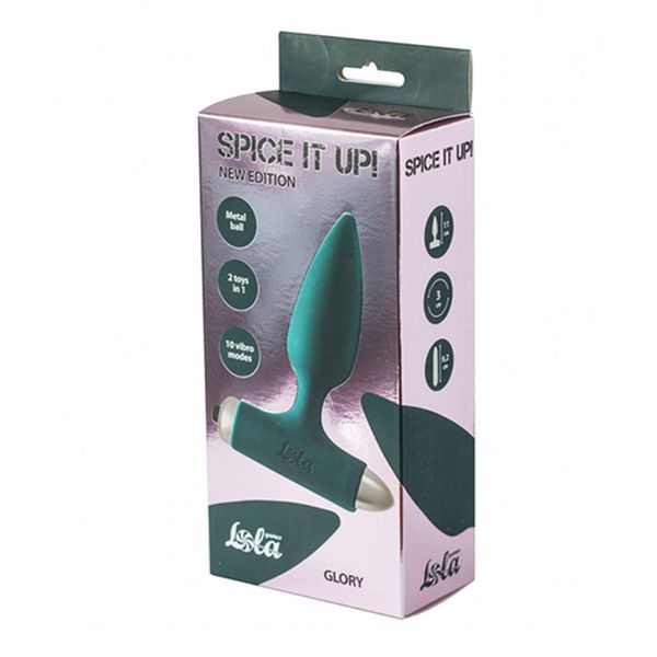 Vibrating Anal Plug Spice it up New Edition Glory Dark green zdjęcie 2