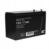 Akumulator AGM 12V 7Ah VRLA BEZOBSŁUGOWY do UPS Alarmu Autka Zabawki MOCNY