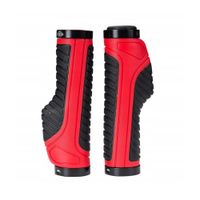 gripy chwyty rowerowe ergonomiczne śr. 22mm czerwone