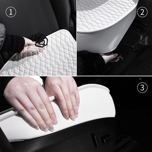 Pokrowiec Na Fotel Samochodowy Do Tesla Model Y Biały Skóra Napa 2 Sztuki na Arena.pl