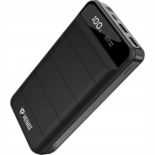 Powerbank Yenkee YPB 3010 2xUSB LCD Micro USB USB-C Lighting 30 000 mAh na Arena.pl