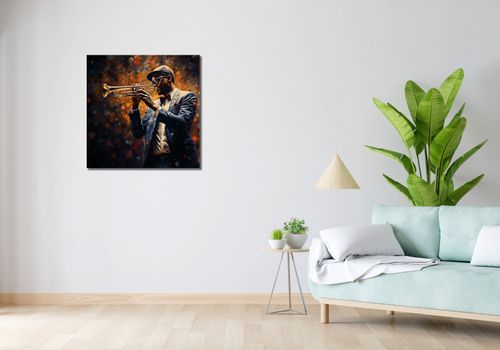 Obraz 70x70cm Symfonia na Trąbce na Arena.pl