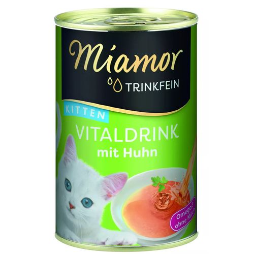Miamor Vitaldrink Kitten - zupka dla kociąt o smaku kurczaka135ml na Arena.pl