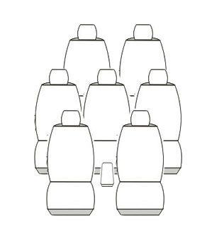 Pokrowce MIAROWE do VW Sharan II 7os. 2010-2022r. P3 na Arena.pl