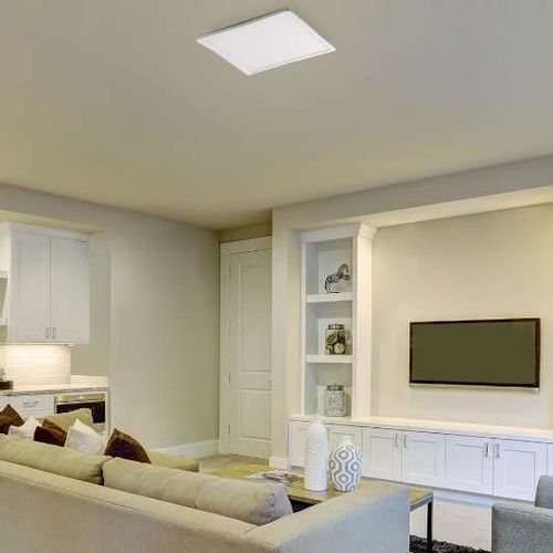 LAMPA plafon PAVEL 3429 Rabalux sufitowa OPRAWA kwadratowa LED 18W 4000K biurowa biała na Arena.pl