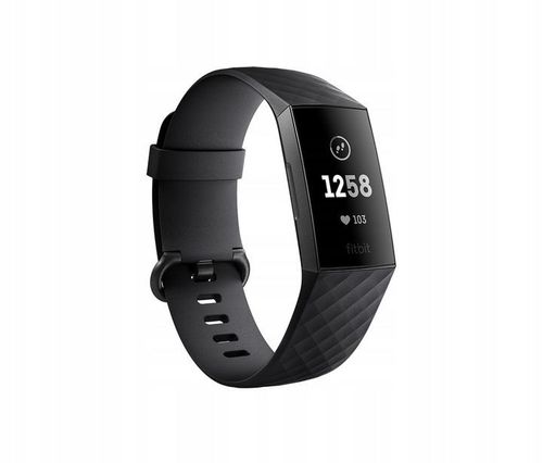 FITBIT Charge 3 Black / Graphite aluminum na Arena.pl