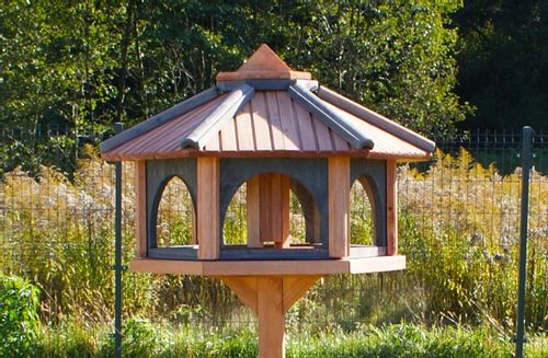 Karmniki dla ptaków do ogrodu tik antracyt KW50 na Arena.pl