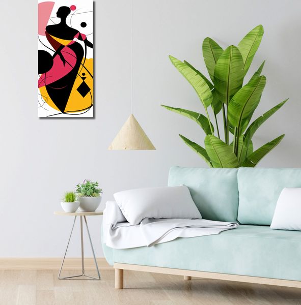 Obraz 30x70cm Sylwetka Gracji zdjęcie 2