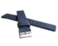 LAVVU Granatowy gładki pasek PLAIN z luksusowej skóry Top Grain - 16