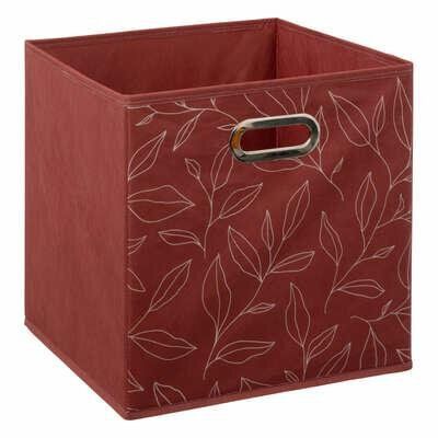 Pudełko do regału 31x31cm Minimalist czerwone zdjęcie 1