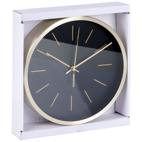 Zegar ścienny czarny złoty 25 cm na Arena.pl