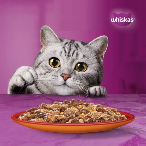 WHISKAS MOKRA KARMA DLA KOTA RYBNE SMAKI W GALARETCE SASZETKI 40X85 G na Arena.pl