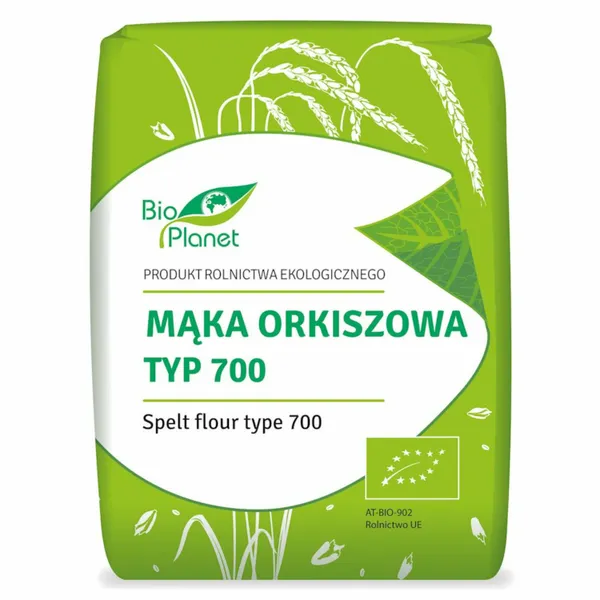 Mąka orkiszowa chlebowa typ 700 BIO 1kg zdjęcie 1