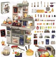 DUŻA KUCHENKA DLA DZIECI MEGA ZESTAW DŹWIĘKI ŚWIATŁA