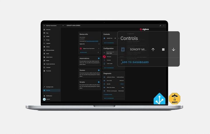 Sonoff MINI-ZBRBS Inteligentny Mini Przełącznik Do Rolet ZigBee 3.0 zdjęcie 3