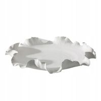 Mensa Home Misa dekoracyjna Volant 68x10,5cm biała