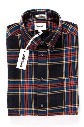 WRANGLER LS 1PKT BUTTON DOWN BLACK W5883OK01 L na Arena.pl