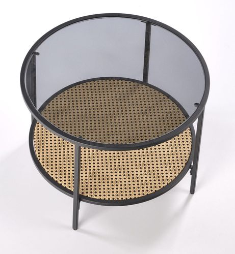 Stolik kawowy Bahama dymiony / naturalny na Arena.pl