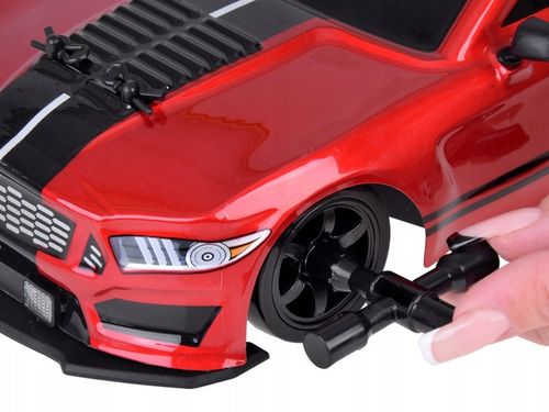 Auto Drift DUZY Samochód ZDALNIE STEROWANY na PILOTA 2.4Gz RC LED DYM 4x4 na Arena.pl