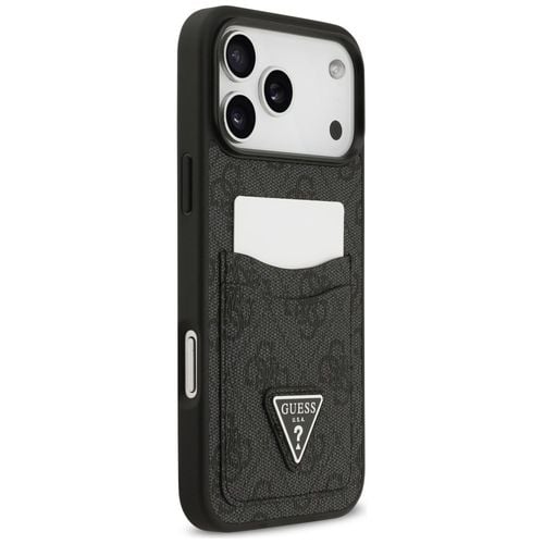 Etui Guess 4G Double Card Triangle do iPhone 17 Pro Max czarny na Arena.pl