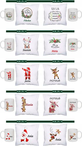 PODUSZKA+KUBEK zestaw prezent Święta Mikołajki na Arena.pl