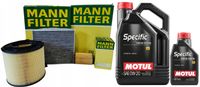 MANN ZESTAW FILTRÓW+OLEJ 0W20 6L AUDI Q5 II 45TFSI 2.0 TFSI DPUA DPVA 265KM