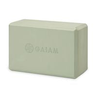Kostka do jogi z pianki Vintage Green Gaiam 23 x 7 x 15 cm zielona