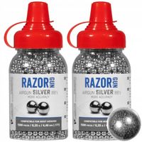 ŚRUT KULKI BBs 2 x 1500szt. 4,46mm RAZORGUN STALOWE DO WIATRÓWKI