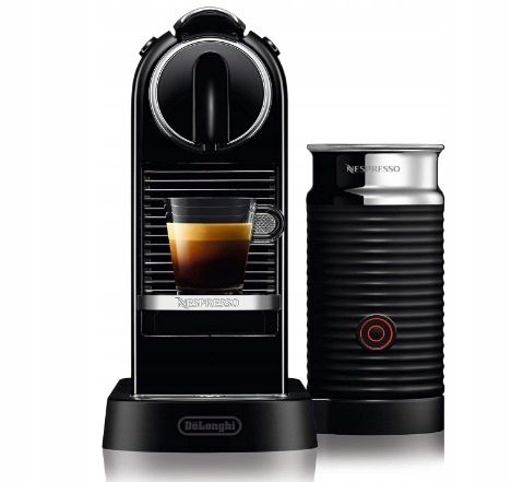 Ekspres do kawy na kapsułki Nespresso ze spieniaczem DeLonghi na Arena.pl