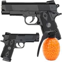 Pistolet metalowy na kulki plastikowe 6mm ASG imitacja MPK-C9 + 800 KULEK