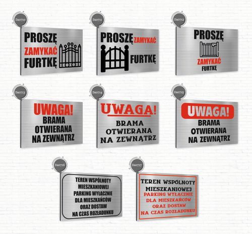 Tabliczka znak dibond nadruk UV 40x30 WARSZTAT TATY + TWÓJ NAPIS na Arena.pl