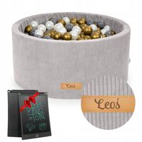 Suchy basen z kulkami 200 piłeczkami piankowy DUŻY 90x40 IMIĘ TABLET GRATIS