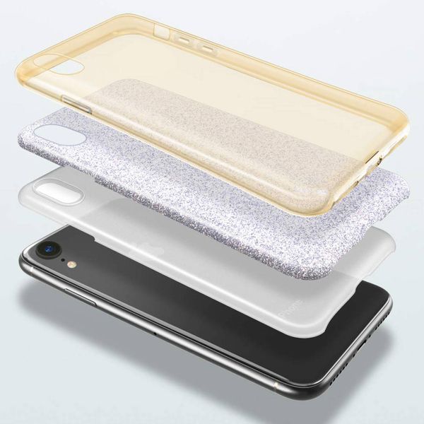 Etui Iphone 13 Pro Brokat Glitter Złote zdjęcie 3