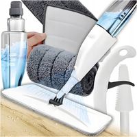 MOP PŁASKI ZE SPRYSKIWACZEM DŁUGI 125cm 350ml + 3x WKŁADY MIKROFIBRA 3 SZT