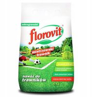 FLOROVIT NAWÓZ Z ŻELAZEM MISTRZOWSKI TRAWNIK DO TRAWY ANTYMECH NA 170M2 5KG