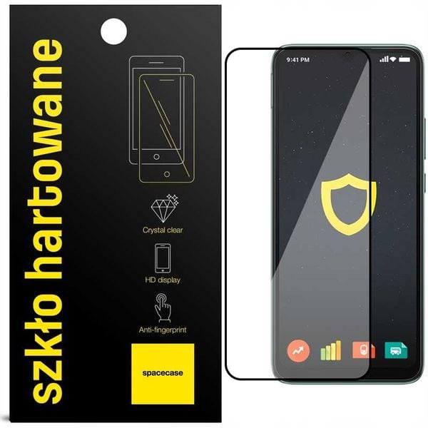 Spacecase Glass 5D Redmi 10C/Poco C40 zdjęcie 5