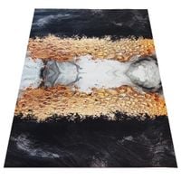 Dywan BLACK and GOLD N 13 60 x 100 cm czarny