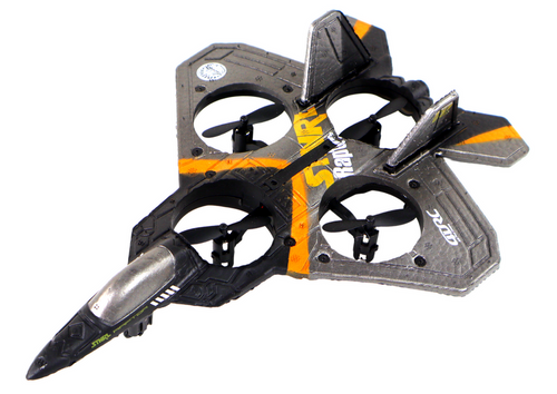 Zdalnie Sterowany Samolot Myśliwiec R/C Srebrny na Arena.pl