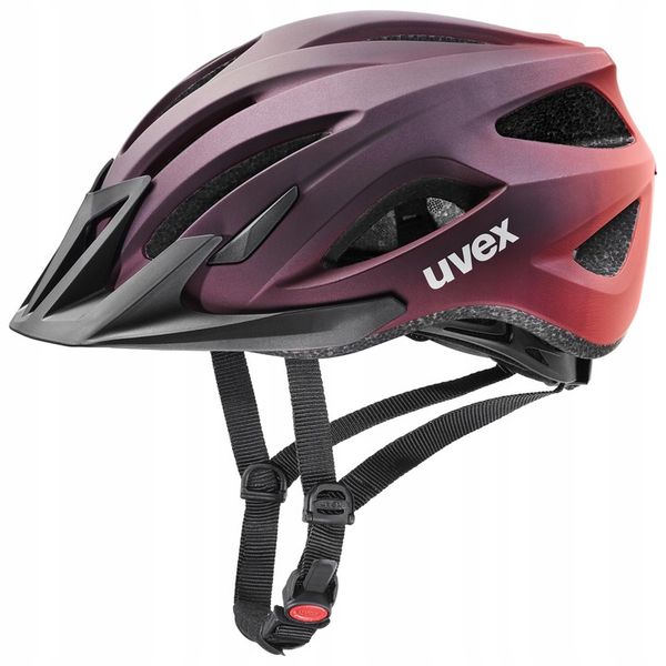 KASK ROWEROWY UVEX VIVA 3 mat, r. 56-62 cm, czerwo zdjęcie 6