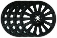 KOŁPAKI 17'' PEUGEOT 407 SW 607 CZARNY POŁYSK WCP