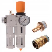 Filtr Powietrza Separator+Naolejacz 1/2 40um 16bar szybkozłączki RQS RECTUS