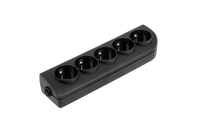 URZ3275 Gniazdo przedluzacza x 5 z uziemieniem cz